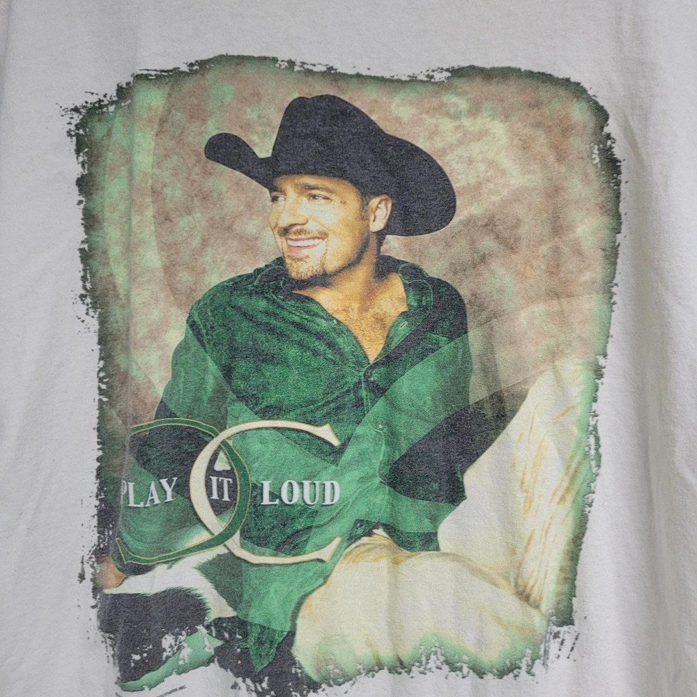 Vintage Chris Cagle Play It Loud T-Shirt Mens XL Tour Shirt Country